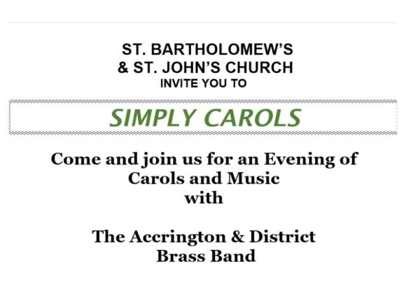 Simply Carols – Friday 6th December from 7pm