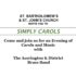 Simply Carols – Friday 6th December from 7pm