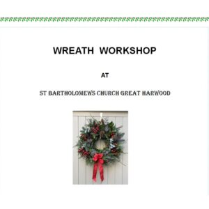 Wreath Workshop – Saturday 7th December at 2pm