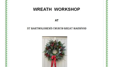 Wreath Workshop – Saturday 7th December at 2pm